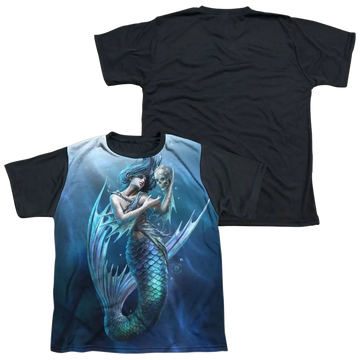 Anne Stokes Sailors Ruin - Youth Black Back T-Shirt (Ages 8-12) Anne Stokes