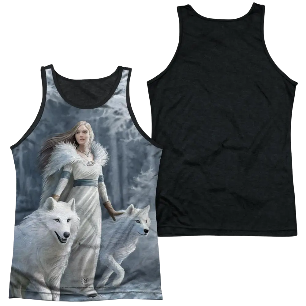Anne Stokes Winter Guardians Men's Black Back Tank Anne Stokes