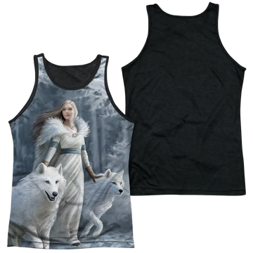 Anne Stokes Winter Guardians Men's Black Back Tank Anne Stokes