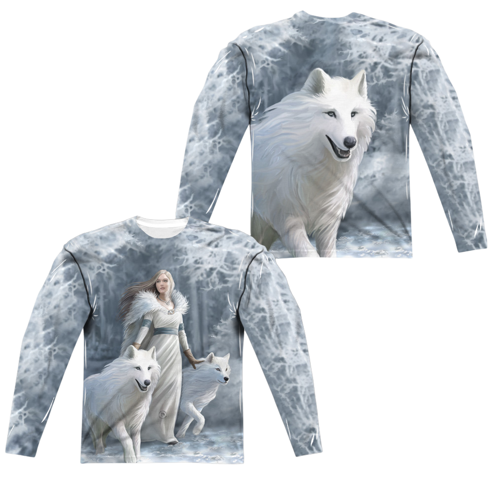 Anne Stokes Winter Guardians - Men's All-Over Print Long Sleeve T-Shirt Men's All-Over Print Long Sleeve Anne Stokes