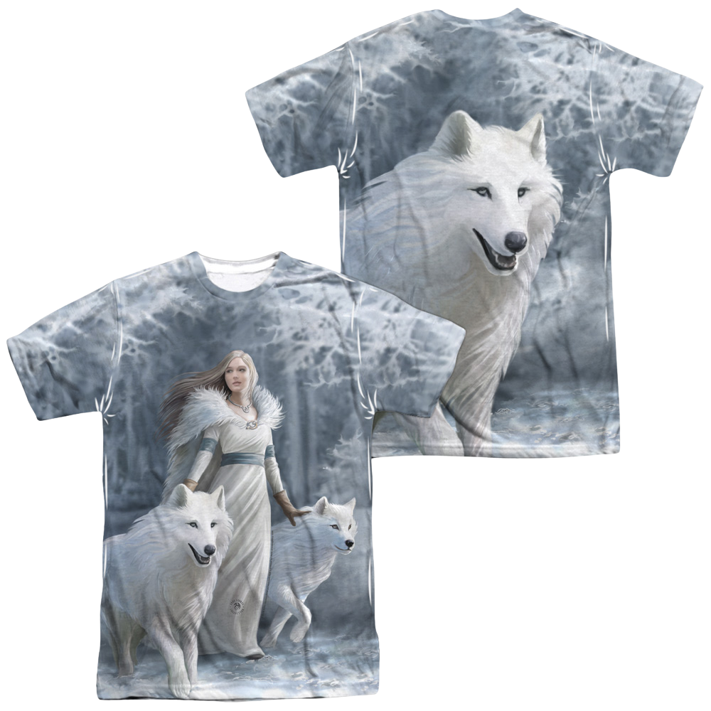 Anne Stokes Winter Guardians - Men's All-Over Print T-Shirt Men's All-Over Print T-Shirt Anne Stokes