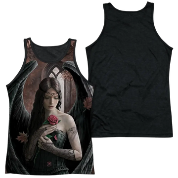 Anne Stokes Angel Rose Men's Black Back Tank Anne Stokes