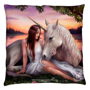 Anne Stokes Collection Pure Heart - Throw Pillows Throw Pillows Anne Stokes