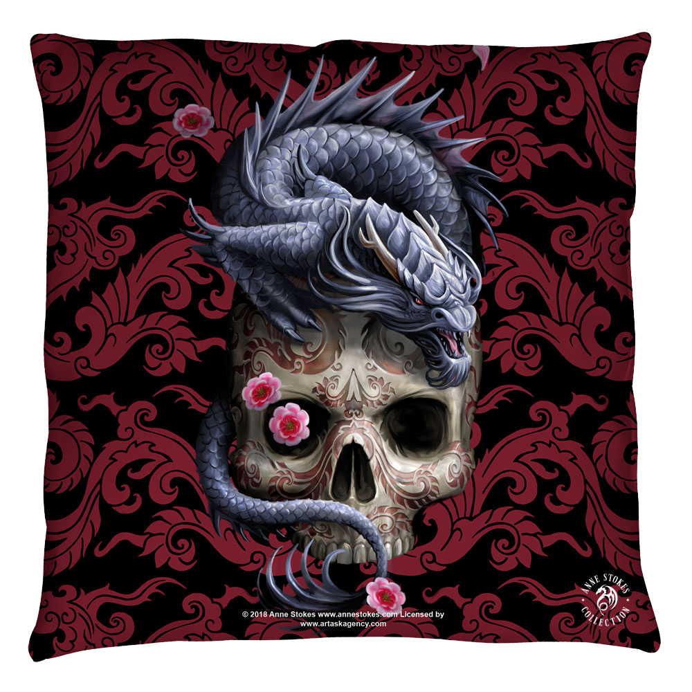 Anne Stokes Collection Oriental Dragon - Throw Pillows Throw Pillows Anne Stokes