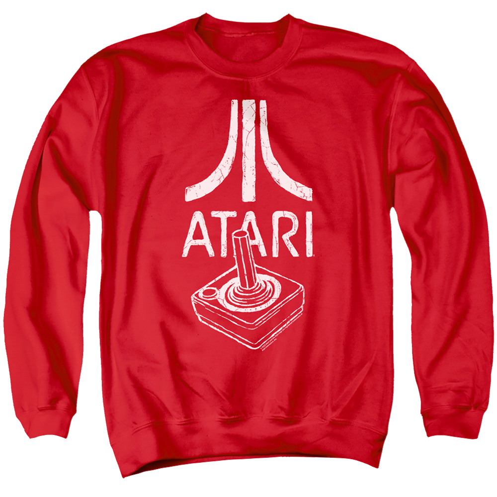 Atari Joystick Logo - Men's Crewneck Sweatshirt Men's Crewneck Sweatshirt Atari