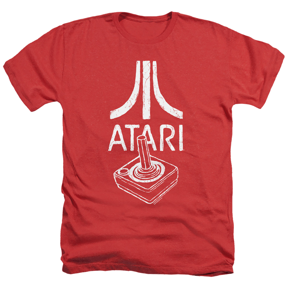 Atari Joystick Logo - Men's Heather T-Shirt Men's Heather T-Shirt Atari