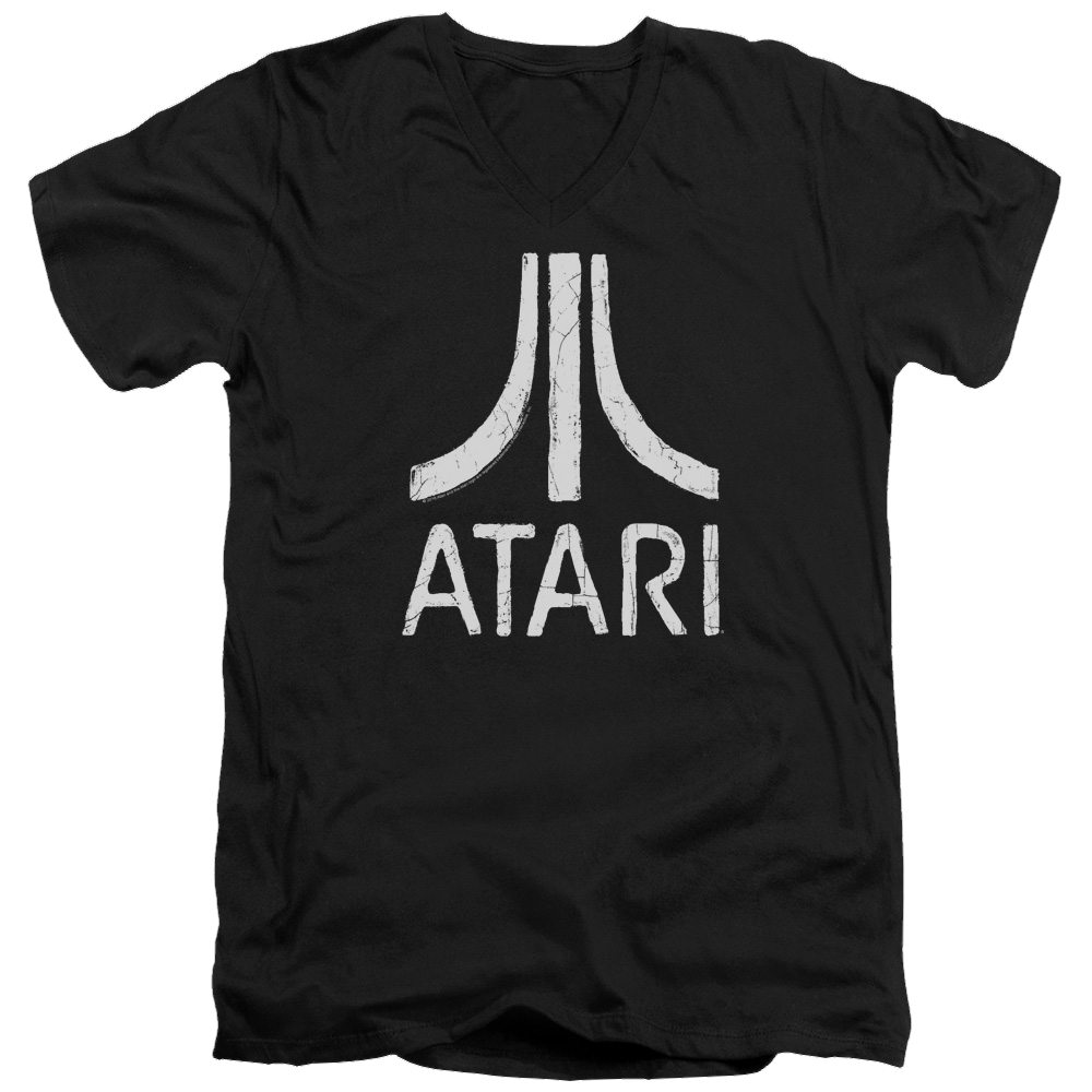 Atari Rough Logo - Men's V-Neck T-Shirt Men's V-Neck T-Shirt Atari