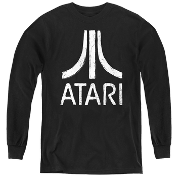 Atari Rough Logo - Youth Long Sleeve T-Shirt Youth Long Sleeve T-Shirt Atari