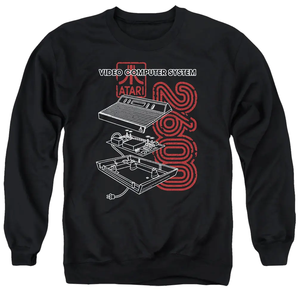 Atari 2600 - Men's Crewneck Sweatshirt Atari