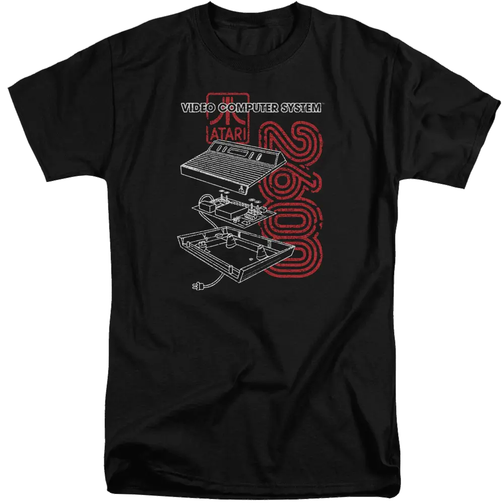 Atari 2600 - Men's Tall Fit T-Shirt Atari
