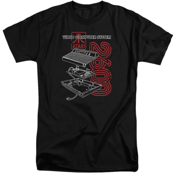 Atari 2600 - Men's Tall Fit T-Shirt Atari