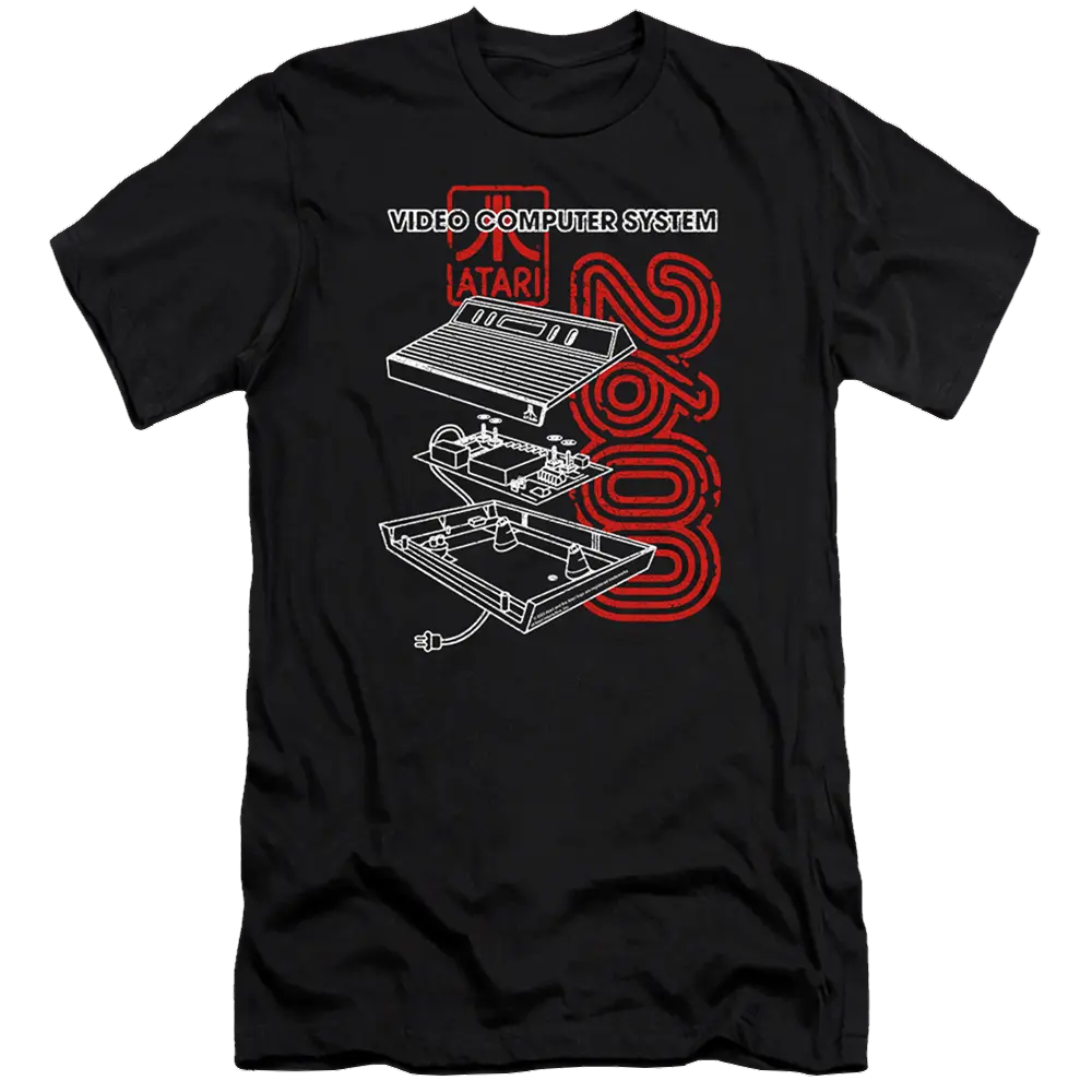 Atari 2600 - Men's Premium Slim Fit T-Shirt Atari