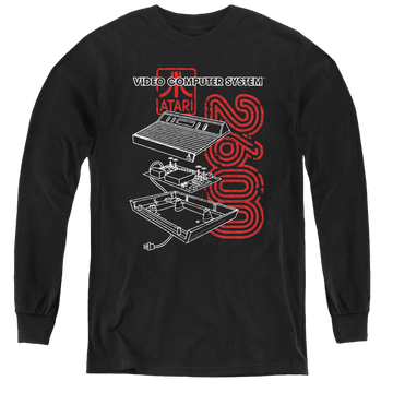 Atari 2600 - Youth Long Sleeve T-Shirt Youth Long Sleeve T-Shirt Atari
