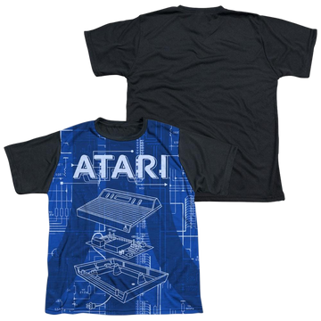 Atari Inside Out - Youth Black Back T-Shirt (Ages 8-12) Youth Black Back T-Shirt (Ages 8-12) Atari