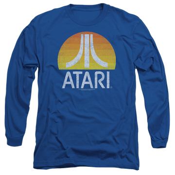 Atari Sunrise Eroded - Men's Long Sleeve T-Shirt Men's Long Sleeve T-Shirt Atari