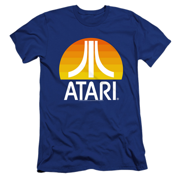 Atari Sunrise Clean - Men's Premium Slim Fit T-Shirt Men's Premium Slim Fit T-Shirt Atari