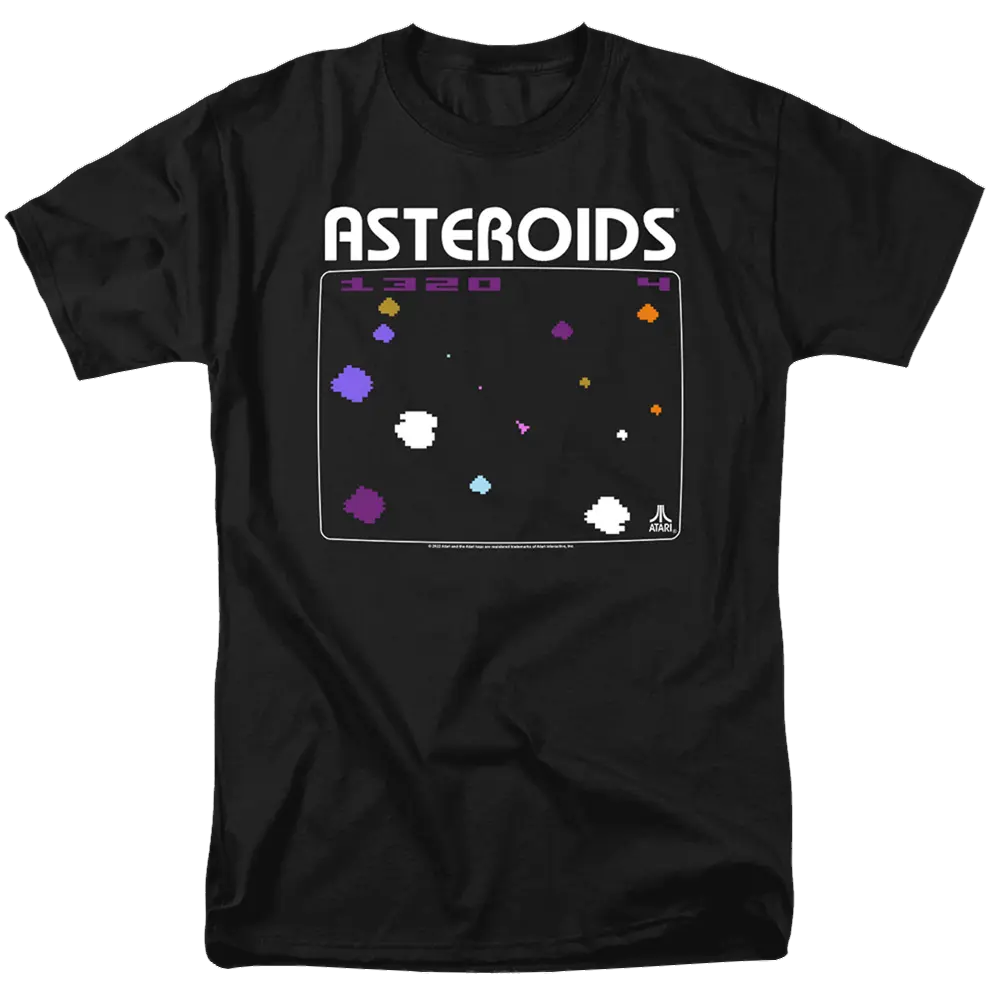 Atari Asteroids Screen - Men's Regular Fit T-Shirt Atari