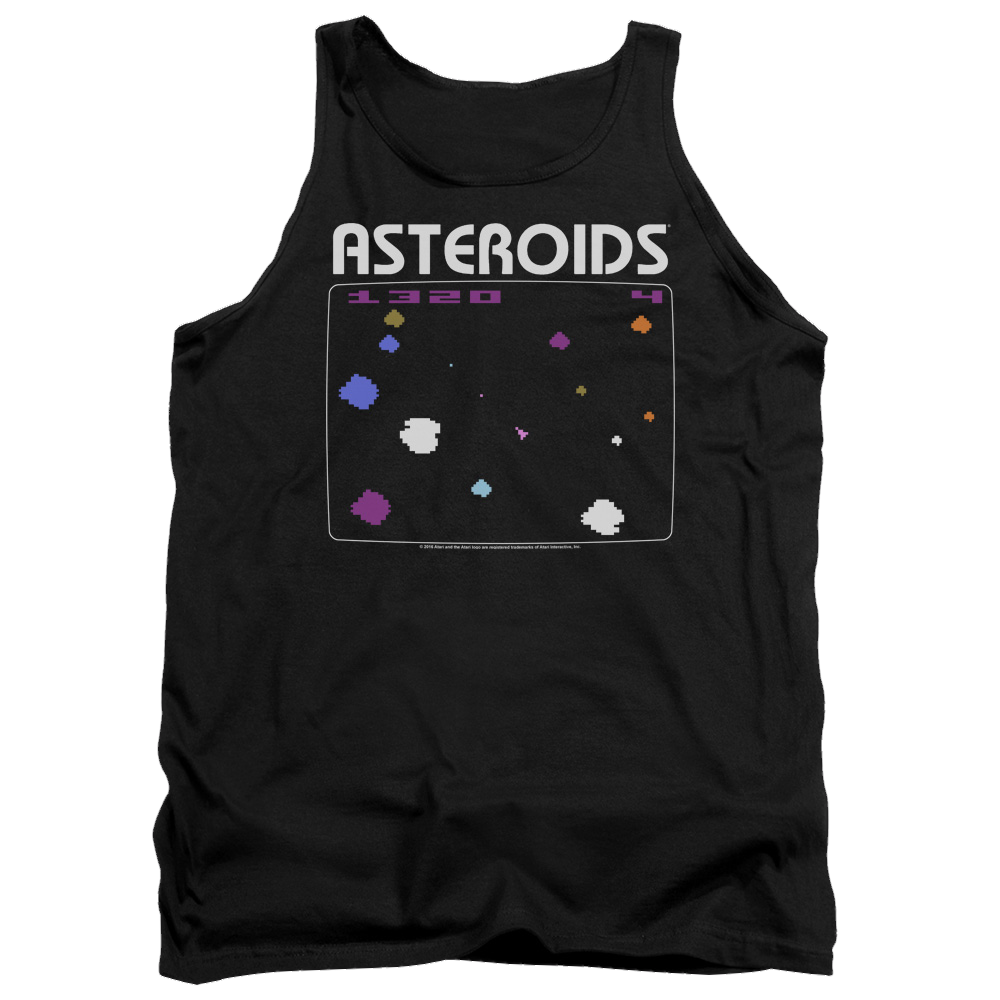 Atari Asteroids Screen Men's Tank Atari