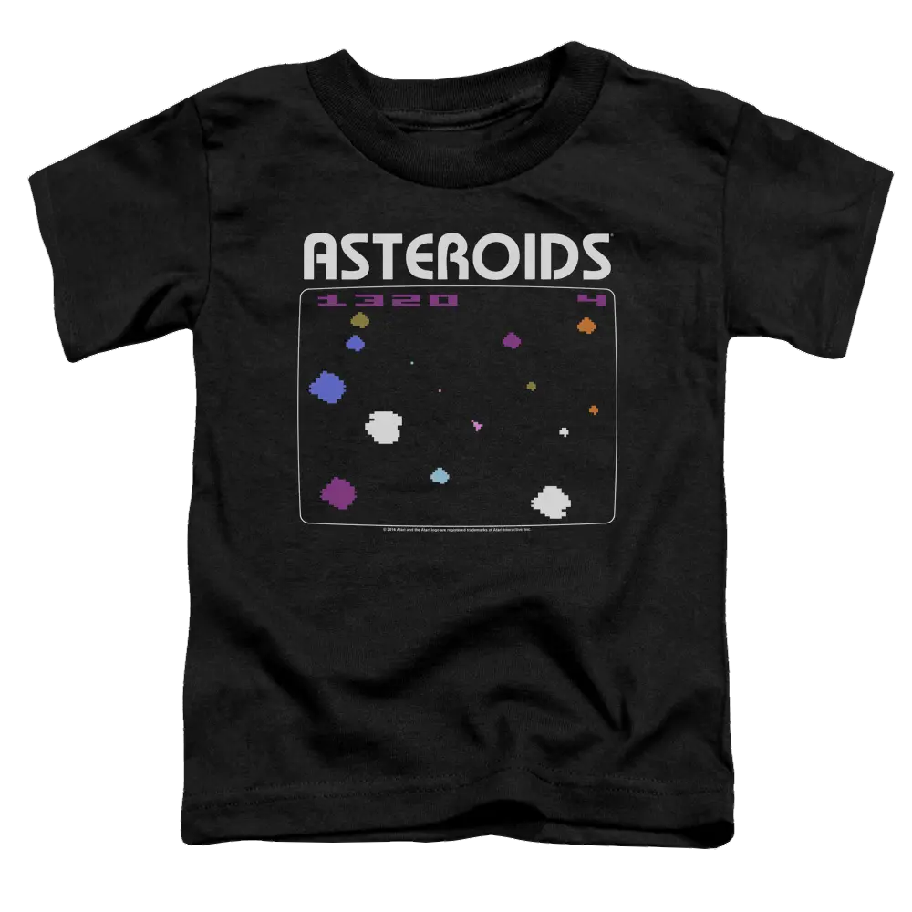 Atari Asteroids Screen - Toddler T-Shirt Atari
