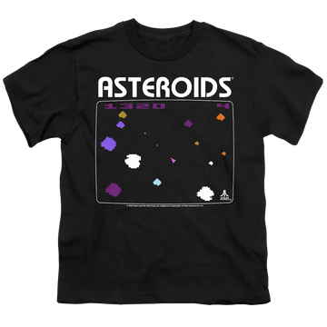 Atari Asteroids Screen - Youth T-Shirt Atari