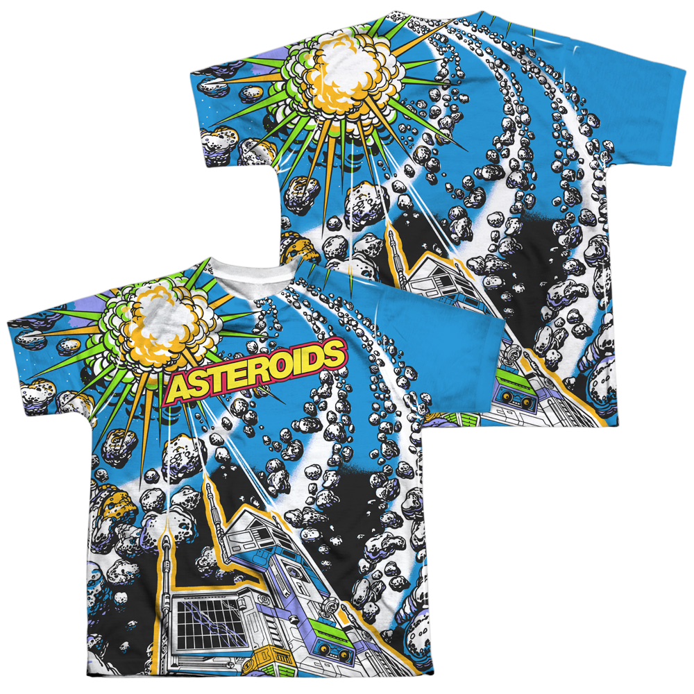 Atari Asteroids All Over - Youth All-Over Print T-Shirt (Ages 8-12) Youth All-Over Print T-Shirt (Ages 8-12) Atari