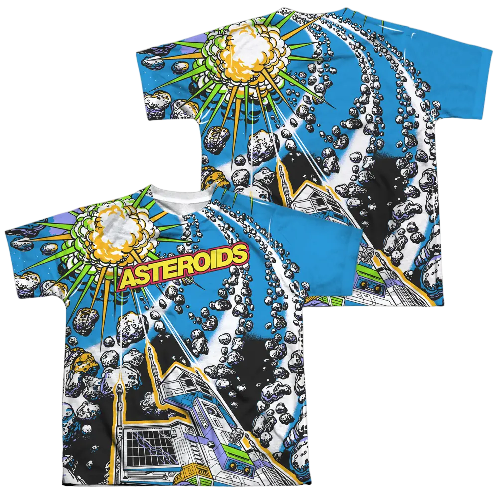 Atari Asteroids All Over - Youth All-Over Print T-Shirt (Ages 8-12) Atari