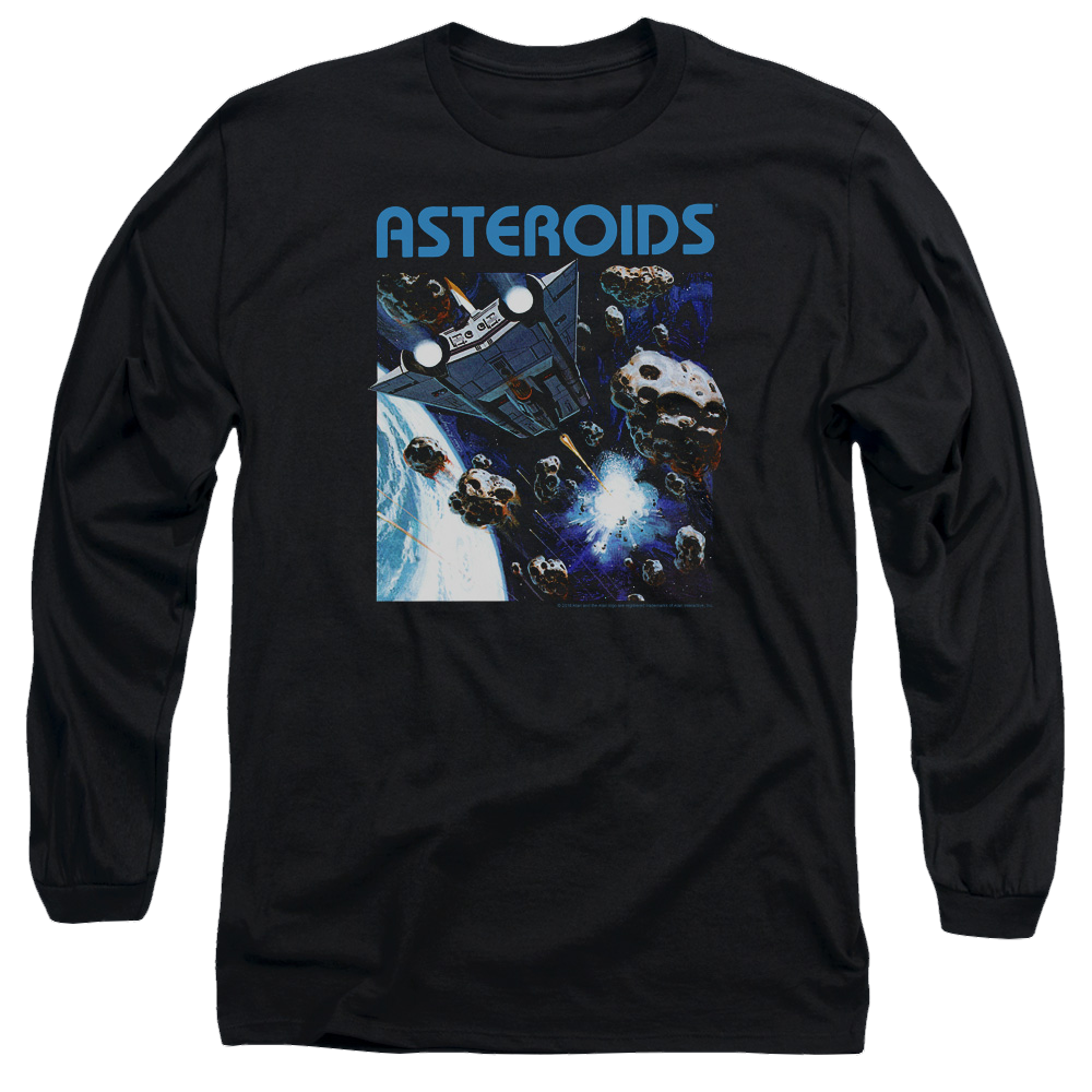 Atari 2600 Asteroids - Men's Long Sleeve T-Shirt Men's Long Sleeve T-Shirt Atari
