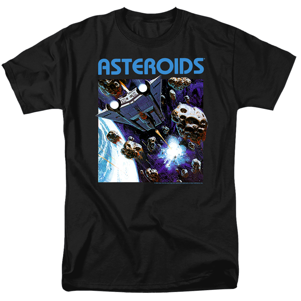 Atari 2600 Asteroids - Men's Regular Fit T-Shirt Men's Regular Fit T-Shirt Atari