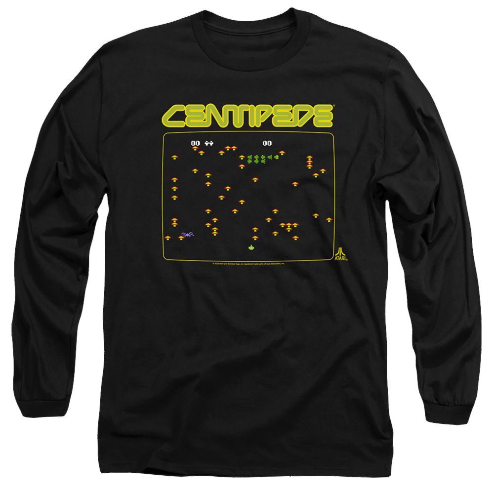 Atari Centipede Screen - Men's Long Sleeve T-Shirt Men's Long Sleeve T-Shirt Atari