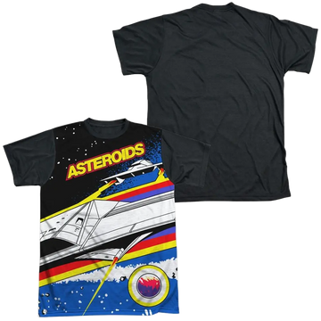Atari Asteroids Arcade men's black back t-shirt