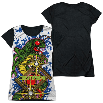 Atari Insect Attack - Juniors Black Back T-Shirt Juniors Black Back T-Shirt Atari
