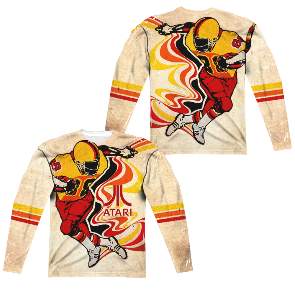 Atari Football Men's All-Over Print T-Shirt Men's All-Over Print Long Sleeve Atari