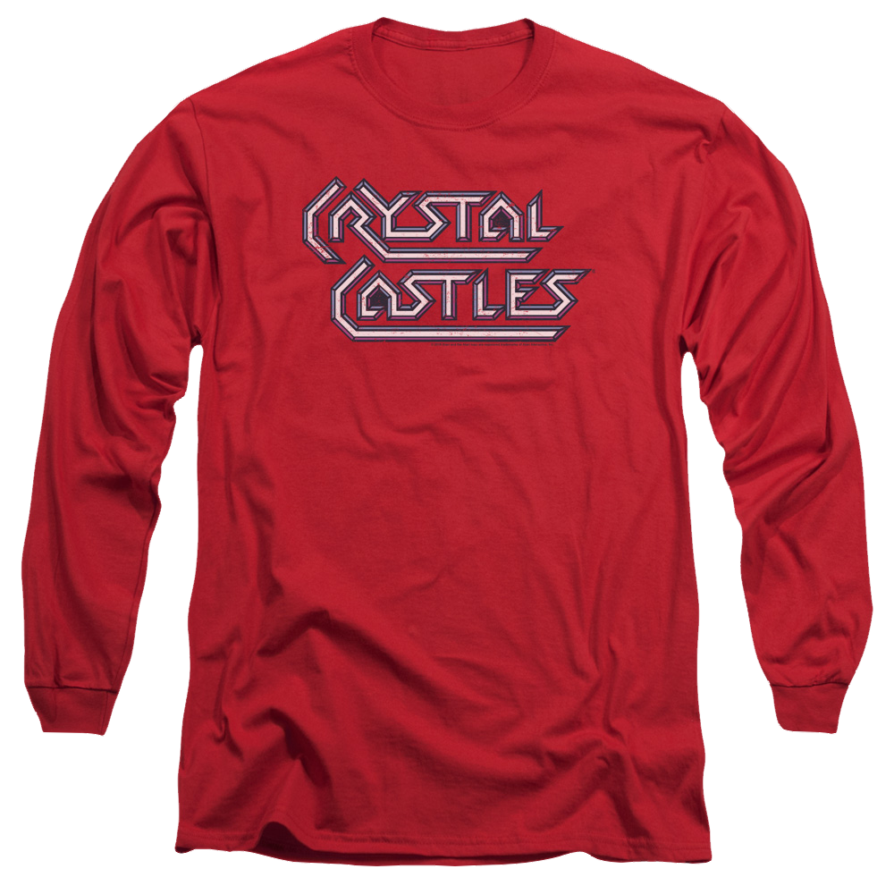 Atari Crystal Castles Logo - Men's Long Sleeve T-Shirt Men's Long Sleeve T-Shirt Atari