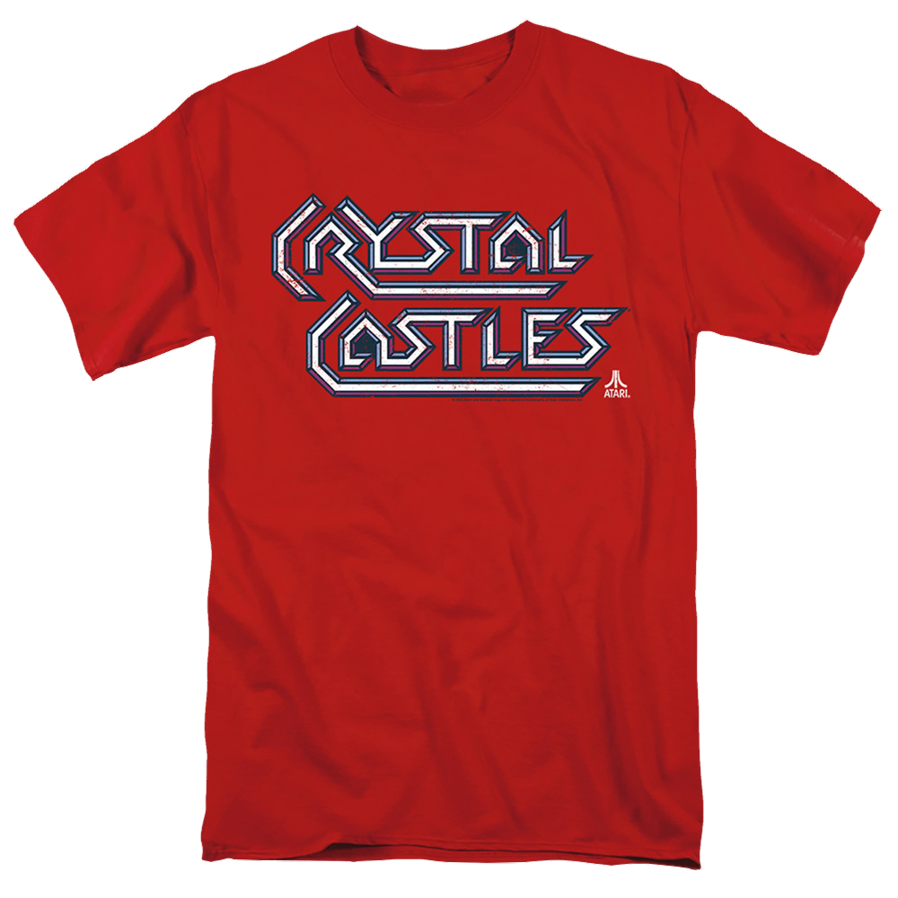 Atari Crystal Castles Logo - Men's Regular Fit T-Shirt Men's Regular Fit T-Shirt Atari
