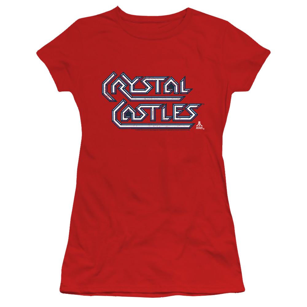 Atari Crystal Castles Logo - Juniors T-Shirt Juniors T-Shirt Atari