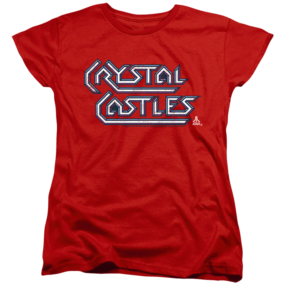 Atari Crystal Castles Logo - Women's T-Shirt Women's T-Shirt Atari