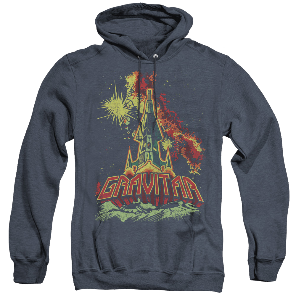 Atari Blast Off - Heather Pullover Hoodie Heather Pullover Hoodie Atari