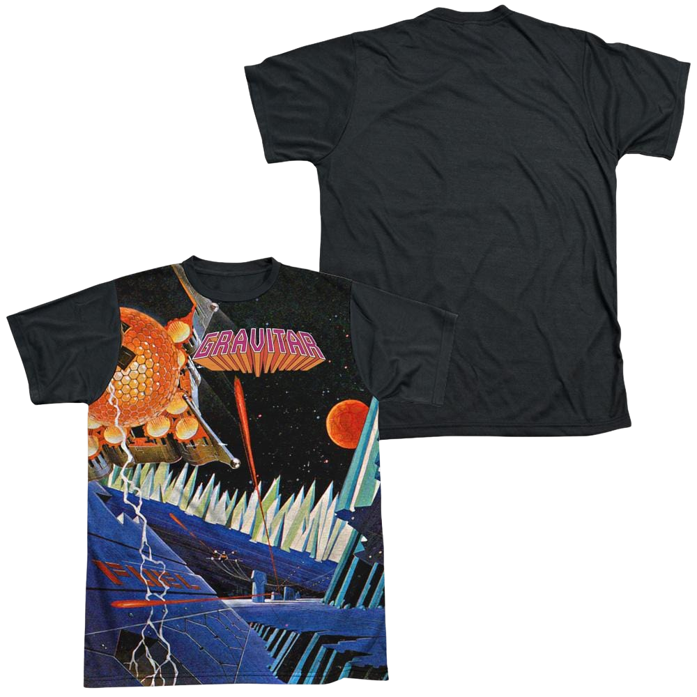 Atari Gravitar - Men's Black Back T-Shirt Men's Black Back T-Shirt Atari
