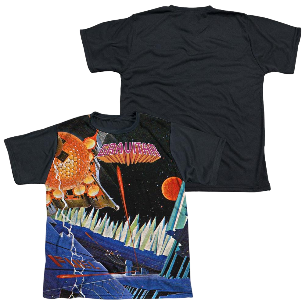 Atari Gravitar - Youth Black Back T-Shirt (Ages 8-12) Youth Black Back T-Shirt (Ages 8-12) Atari