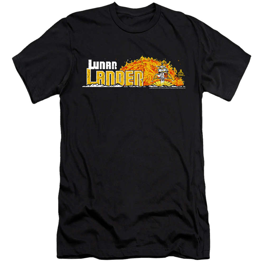 Atari Lunar Marquee - Men's Premium Slim Fit T-Shirt Men's Premium Slim Fit T-Shirt Atari