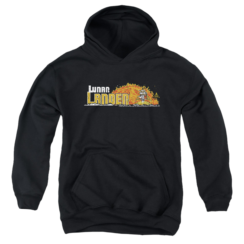 Atari Lunar Marquee Youth Pull-Over Hoodie Youth Hoodie (Ages 8-12) Atari