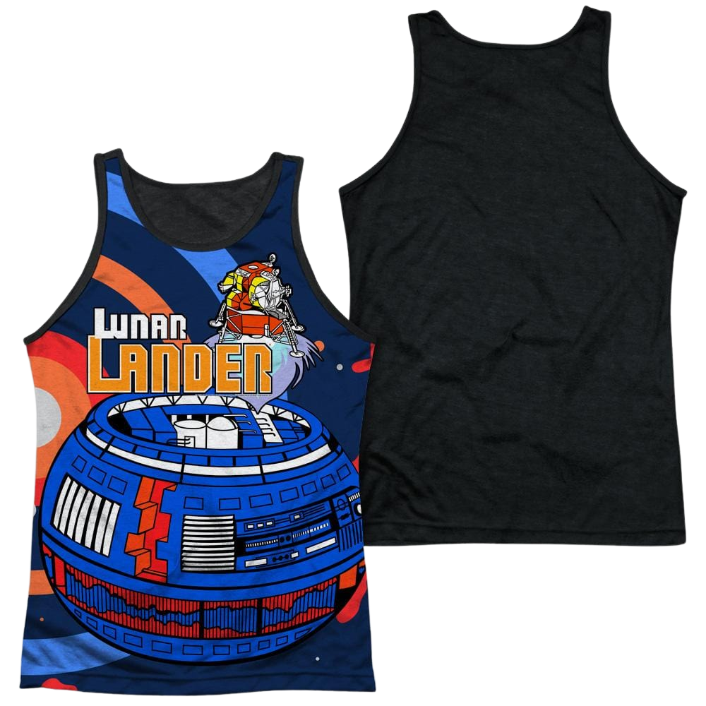 Atari Lunar Landing Men's Black Back Tank Men's Black Back Tank Atari