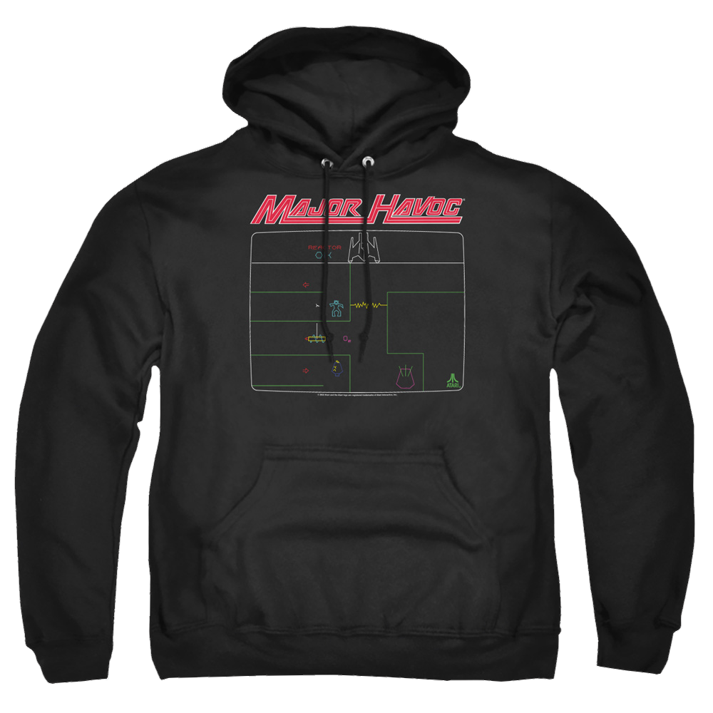 Atari Major Havoc Screen - Pullover Hoodie Pullover Hoodie Atari