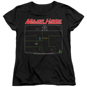 Atari Major Havoc Screen - Women's T-Shirt Women's T-Shirt Atari