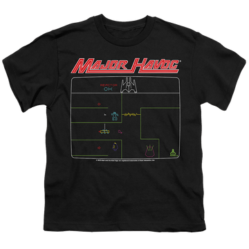 Atari Major Havok Screen - Youth T-Shirt Youth T-Shirt (Ages 8-12) Atari