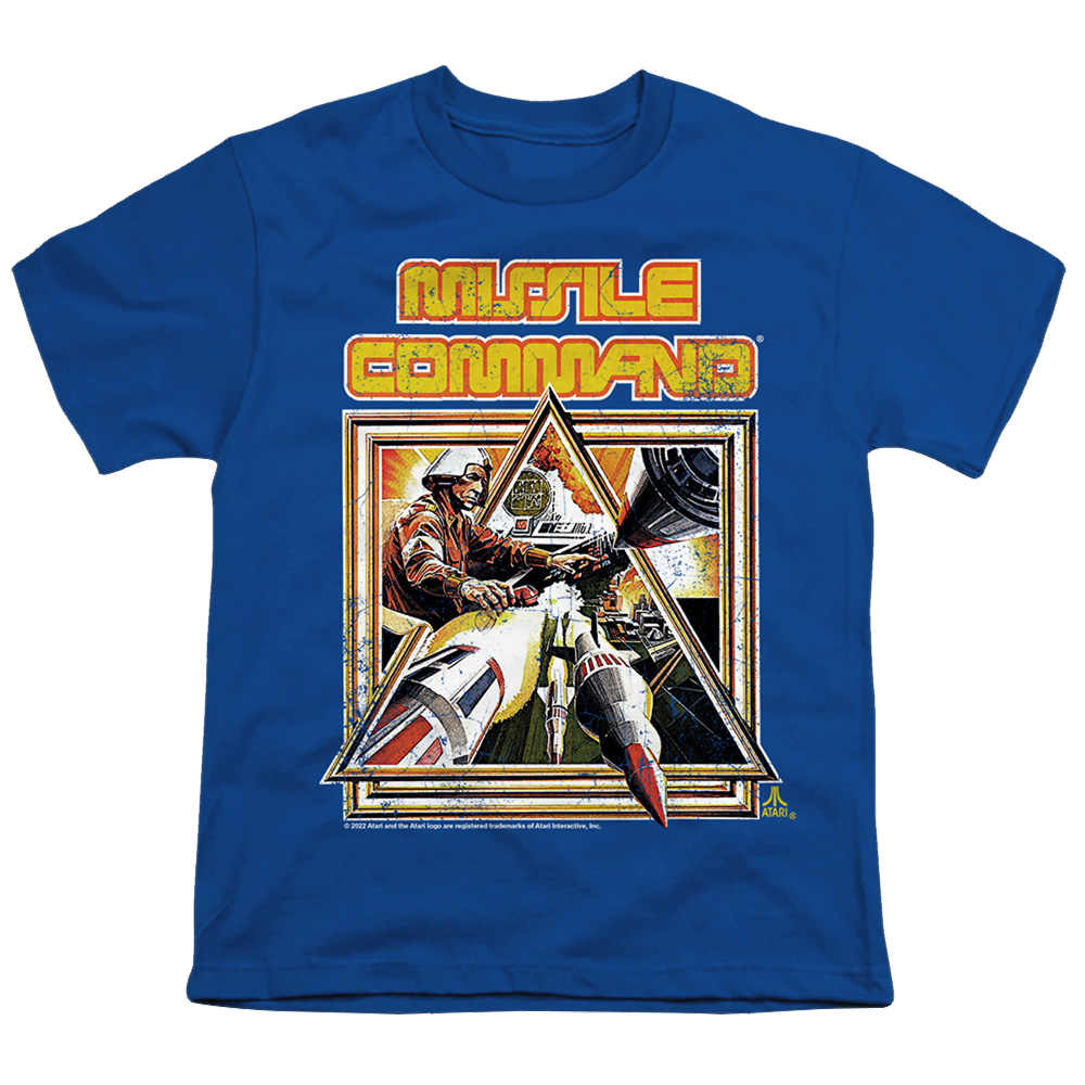 Atari Missle Commander - Youth T-Shirt Youth T-Shirt (Ages 8-12) Atari