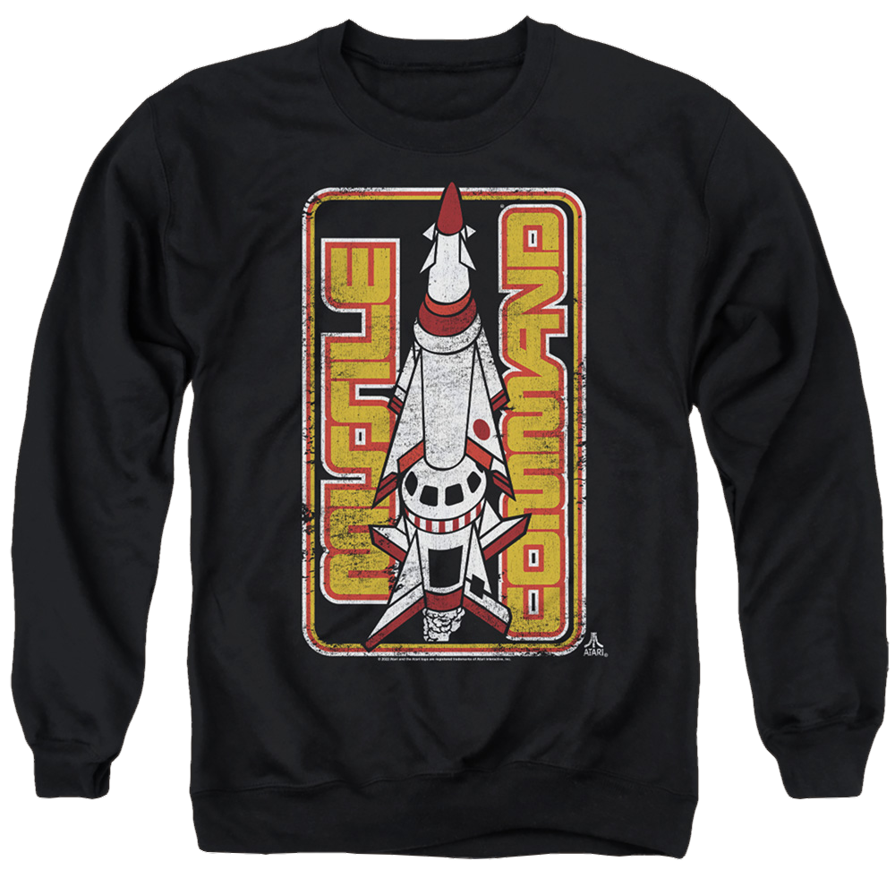 Atari Missile - Men's Crewneck Sweatshirt Men's Crewneck Sweatshirt Atari
