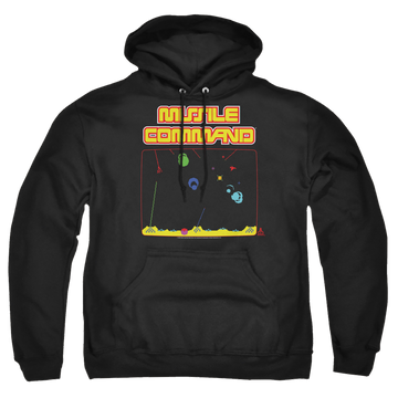 Atari Missle Screen - Pullover Hoodie Pullover Hoodie Atari