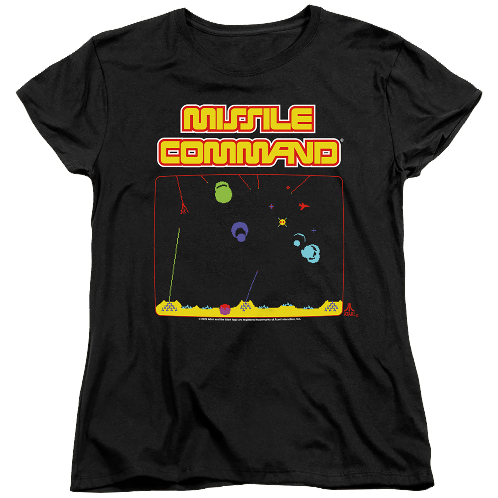 Atari Missle Screen - Women's T-Shirt Women's T-Shirt Atari