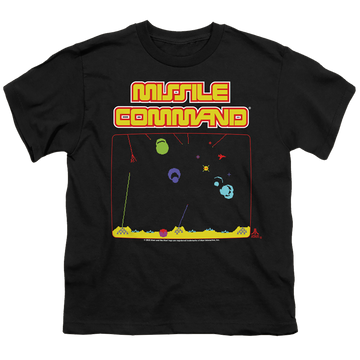 Atari Missle Screen - Youth T-Shirt Youth T-Shirt (Ages 8-12) Atari